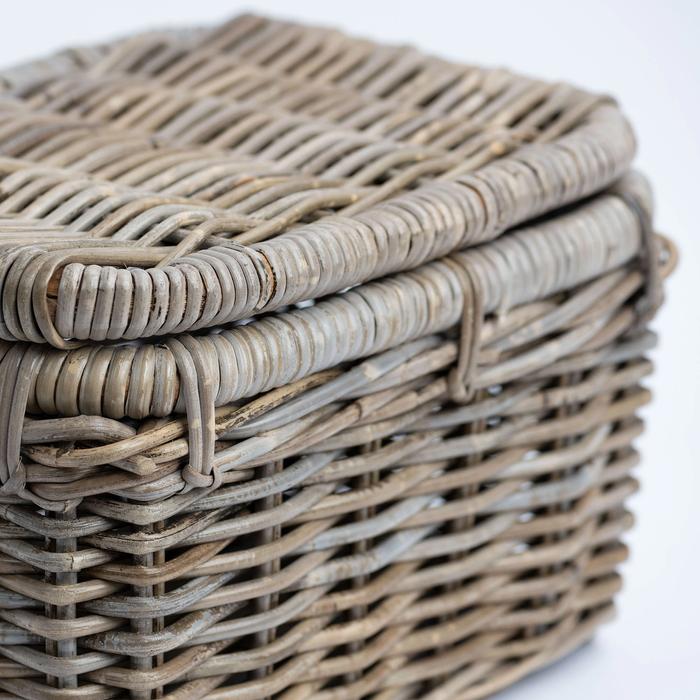 Material Matters - Willmington is made from Kubu rattan, a sustainable species of cane that grows abundantly and wild in many areas of South East Asia. After harvesting, it is sun dried and then soaked in a natural water bath, which makes it pliable for weaving and produces the distinctive, warm colour.