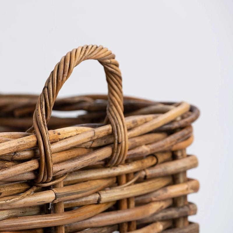 Aspen - Heavy Duty Cane Square Basket | Wicka