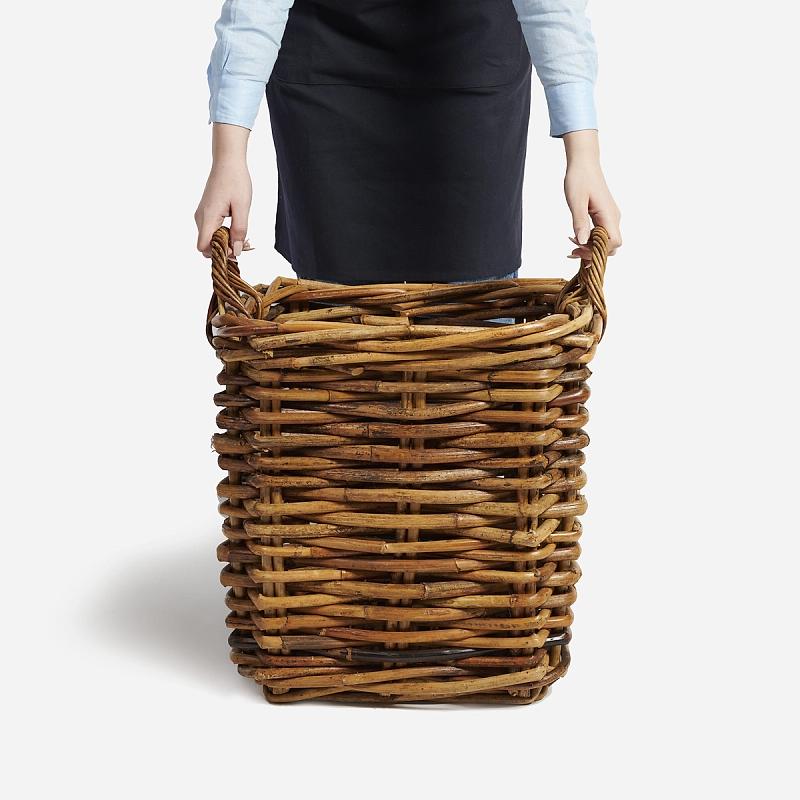 Aspen - Heavy Duty Cane Square Basket | Wicka