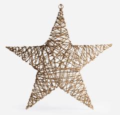 Twist Star Handwoven Grapevine Star