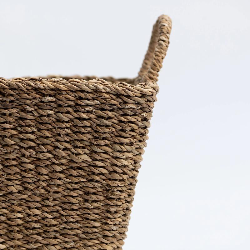 Berkley - Tapered Square Seagrass Basket | Wicka