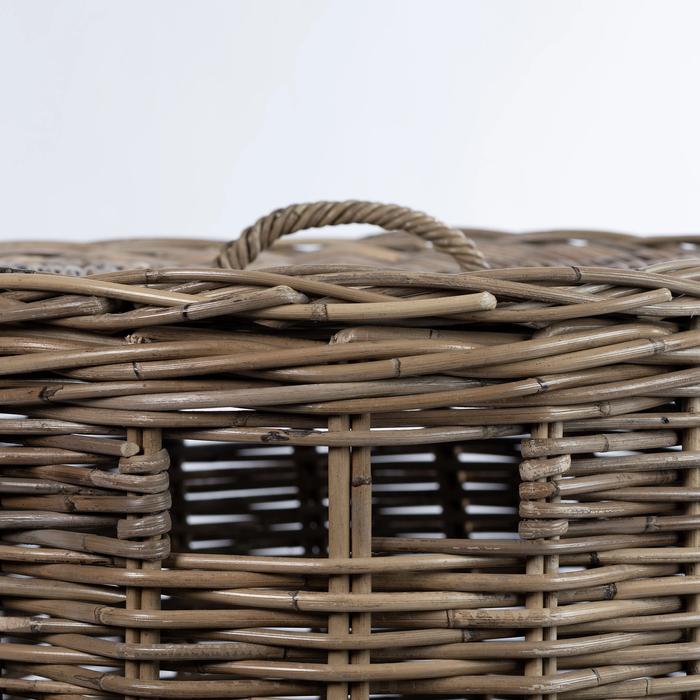 Material Matters - Georgetown is made from Kubu rattan, a sustainable species of cane that grows abundantly and wild throughout South East Asia. After harvesting, it is sun dried and then soaked in a natural water bath, which makes it pliable for weaving and produces the distinctive, warm colour.