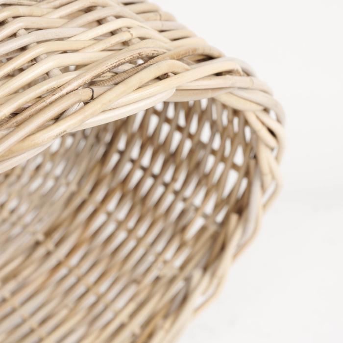 Material Matters - Provence is made from Kubu rattan, a sustainable species of cane that grows abundantly and wild in many areas of South East Asia. After harvesting, it is sun dried and then soaked in a natural water bath, which makes it pliable for weaving and produces the distinctive, warm colour.