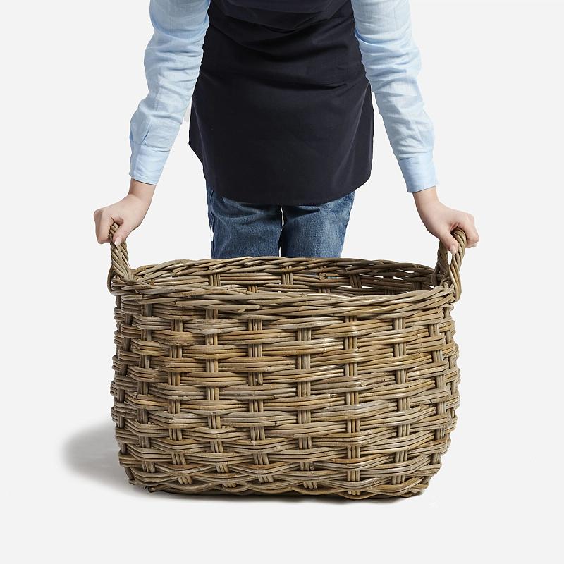 Moroc - Herringbone Weave Kubu Basket | Wicka