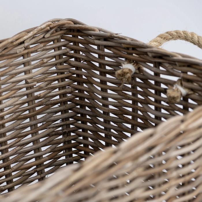 Material Matters - Hampton is made from Kubu rattan, a sustainable species of cane that grows abundantly and wild in many areas of South East Asia. After harvesting, it is sun dried and then soaked in a natural water bath, which makes it pliable for weaving and produces its distinctive, warm colour.