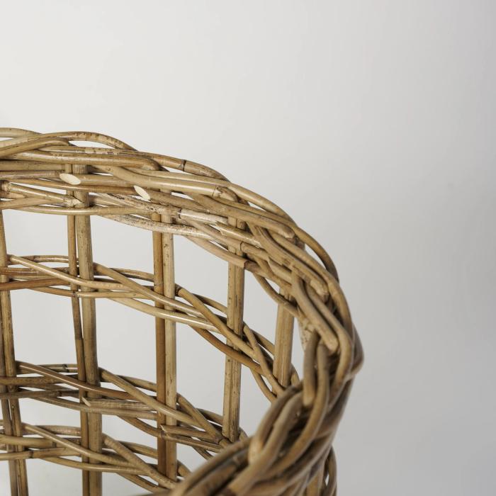 Material Matters - Hyatt is made from Kubu rattan, a sustainable species of cane that grows abundantly and wild in many areas of South East Asia. After harvesting, it is sun dried and then soaked in a natural water bath, which makes it pliable for weaving and produces the distinctive, warm colour.