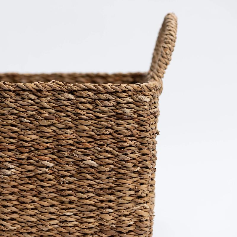 Hillbrook - Rectangular Seagrass Utility Basket | Wicka