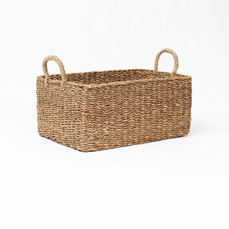 Hillbrook - Rectangular Seagrass Utility Basket | Wicka