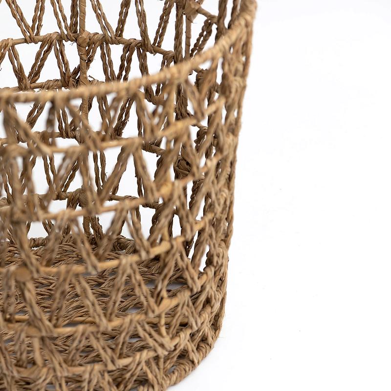 Woodstock - Round Seagrass Tapered Basket | Wicka