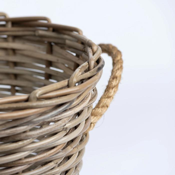 Material Matters - Lupa is made from Kubu rattan, a sustainable species of cane that grows abundantly and wild in many areas of South East Asia. After harvesting, it is sun dried and then soaked in a natural water bath, which makes it pliable for weaving and produces the distinctive, warm colour.