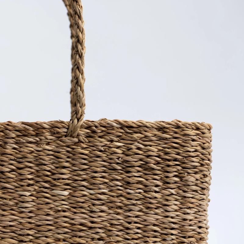 Haymarket - Rectangular Seagrass Tote Bag | Wicka