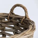 Lido - Round Herringbone Weave Kubu Basket | Wicka