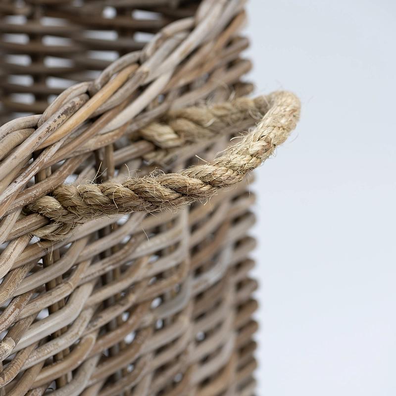 Hampton - Rectangular Rope And Kubu Basket | Wicka