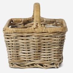 Applewood Wicker Cane Carry Basket