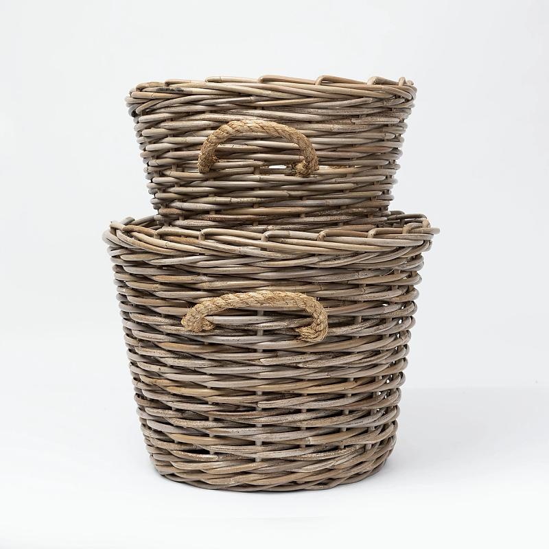 Lupa - Split Kubu round basket | Wicka