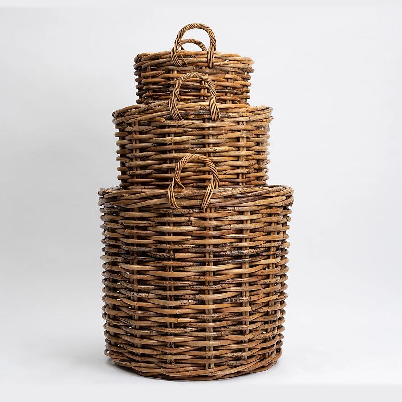 Montana - Heavy Duty Cane Round Basket | Wicka