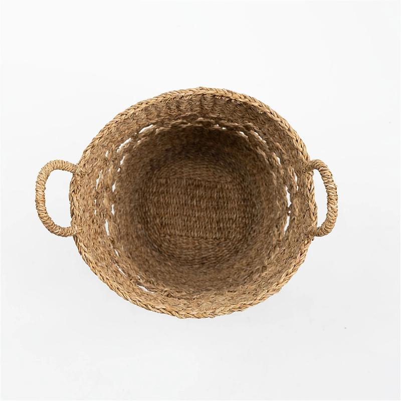 Liberty - Open Weave Round Seagrass Basket | Wicka