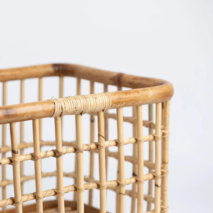Material Matters - Hakasan is made from Bamboo, a strong, fast growing sustainable species of grass that grows abundantly and wild in many areas of South East Asia. After harvesting, it is sun dried and then soaked in water to enable it to be weaved.