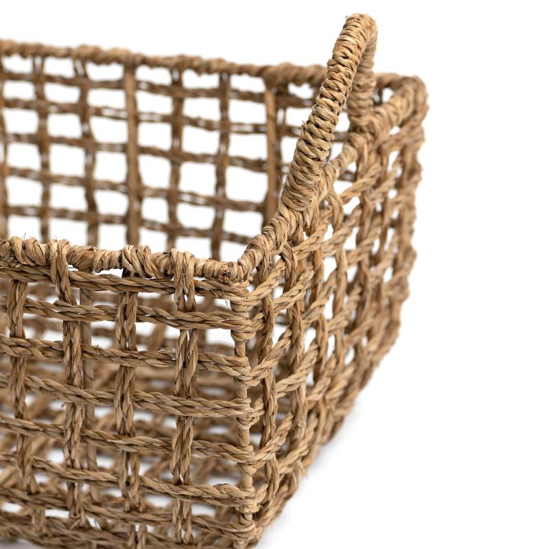 Yountville | Rectangular Open Seagrass Basket | Wicka