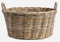 Highgate Round Tapered Wicker Cane Basket