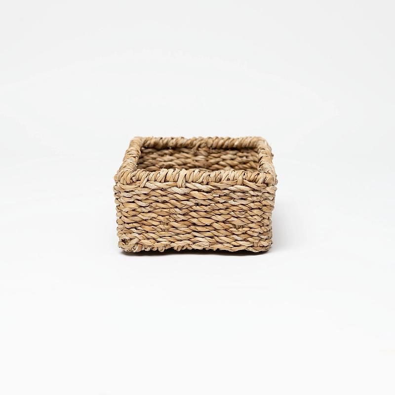 Newbury - Rectangular Shallow Seagrass Basket | Wicka