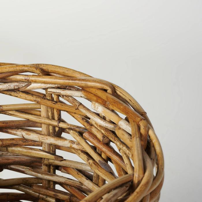 Material Matters - Carson is made from Kubu rattan, a sustainable species of cane that grows abundantly and wild in many areas of South East Asia. After harvesting, it is sun dried and then soaked in a natural water bath, which makes it pliable for weaving and produces the distinctive, warm colour.