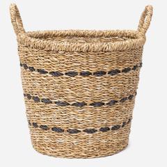 Westport Tapered Round Banded Seagrass Basket