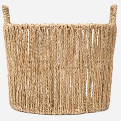 Naxos Open Round Seagrass Basket