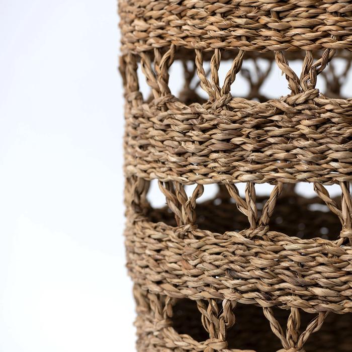 Material Matters - Liberty is made from seagrass, a fast growing flowering plant that grows abundantly in shallow, saltwater marshes around the world. Biodegradable and sustainable, seagrass makes for an ideal environmental friendly product to dry, twist and weave.