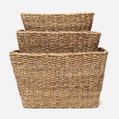 Stonehouse Tapered Rectangular Seagrass Basket