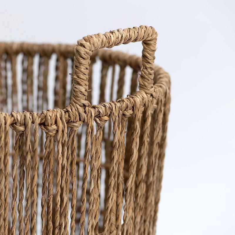 Naxos - Open Round Seagrass Basket | Wicka