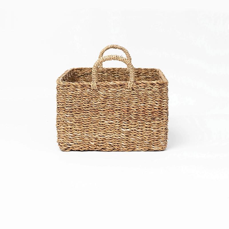 Hillbrook - Rectangular Seagrass Utility Basket | Wicka