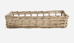 Cellini Open Weave Wicker Cane Tray 