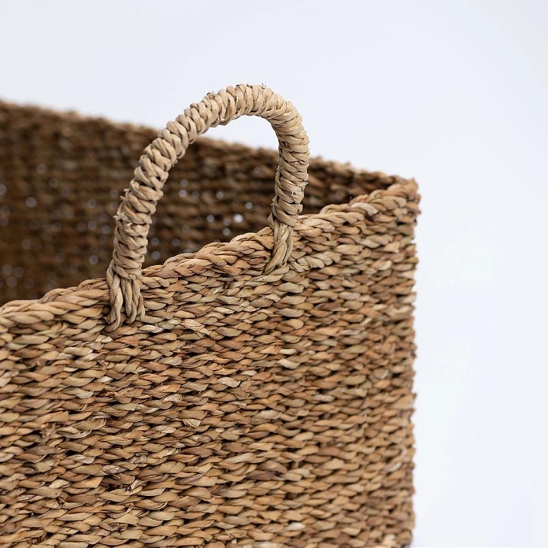 Hillbrook - Rectangular Seagrass Utility Basket | Wicka