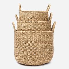 Como Elliptical Seagrass Basket