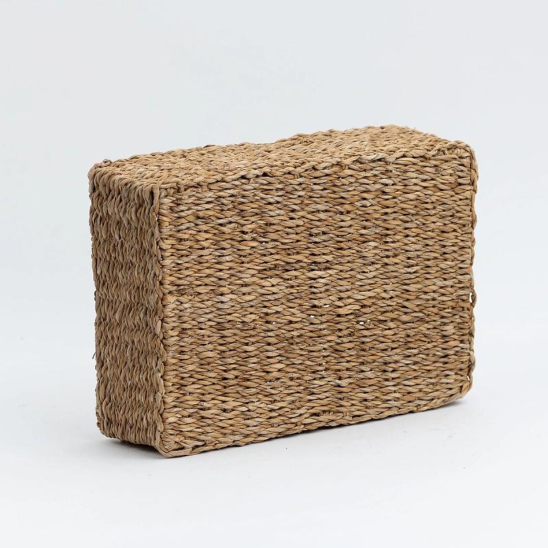 Newbury - Rectangular Shallow Seagrass Basket | Wicka