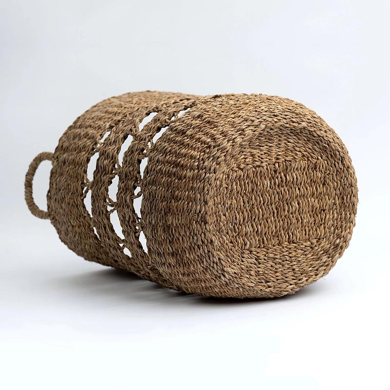 Liberty - Open Weave Round Seagrass Basket | Wicka