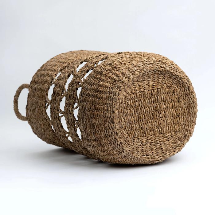 It's Only Natural - Made by hand using natural materials, each piece in the Wicka collection is unique. It is normal for hand crafted products to vary slightly in size, so to be safe please allow a variance in quoted product dimensions of 15% when making a decision for your space.