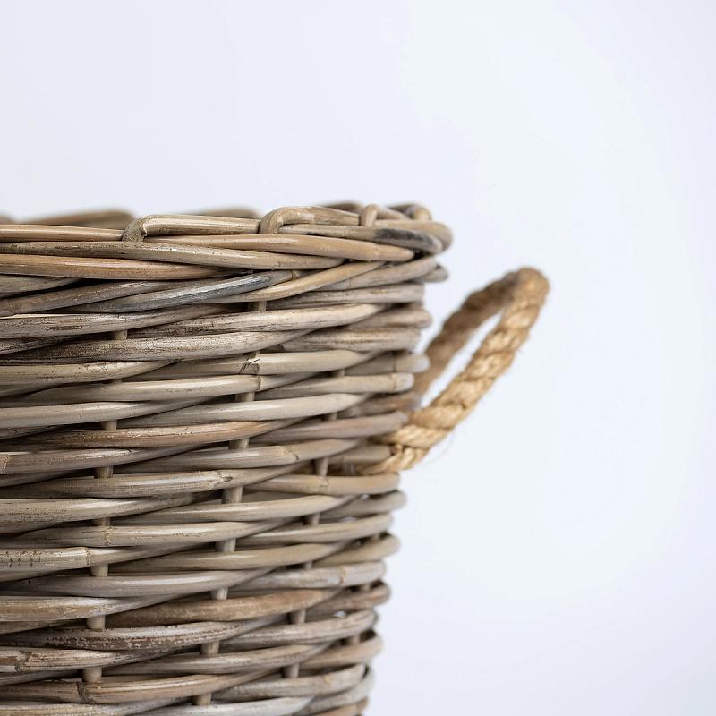 Lupa - Split Kubu round basket | Wicka