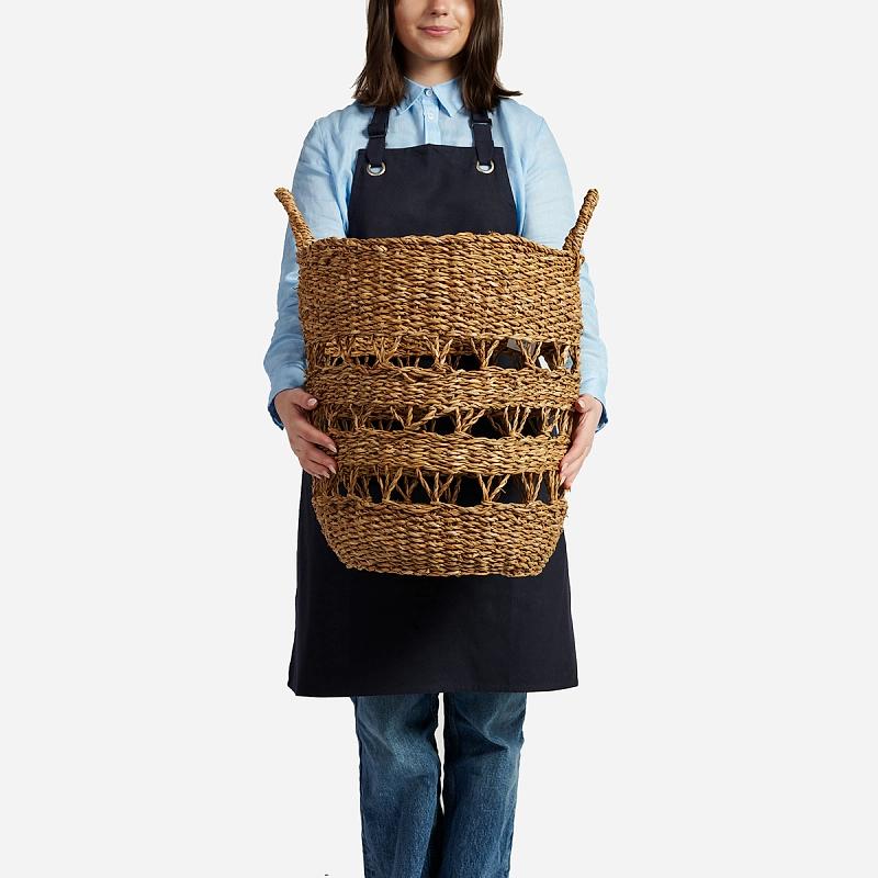Liberty - Open Weave Round Seagrass Basket | Wicka