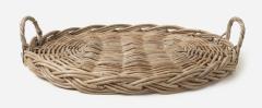Provence Round Tray Round Wicker Cane Tray