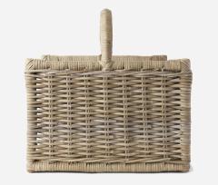 Balmoral Fireside Wicker Cane Carry Basket 