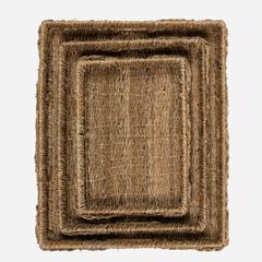 Milano Rectangular Seagrass And Hyacinth Woven Tray