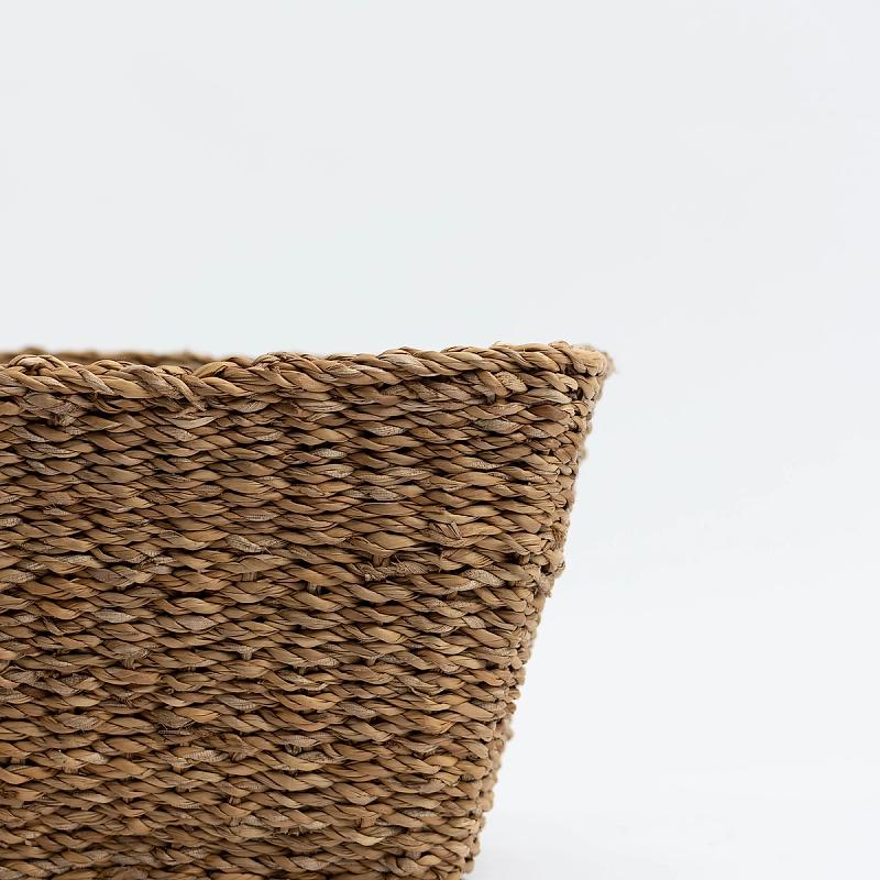 Stonehouse - Tapered Rectangular Seagrass Basket | Wicka