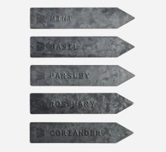 Herb Stakes Pressed Tin Herb Stakes