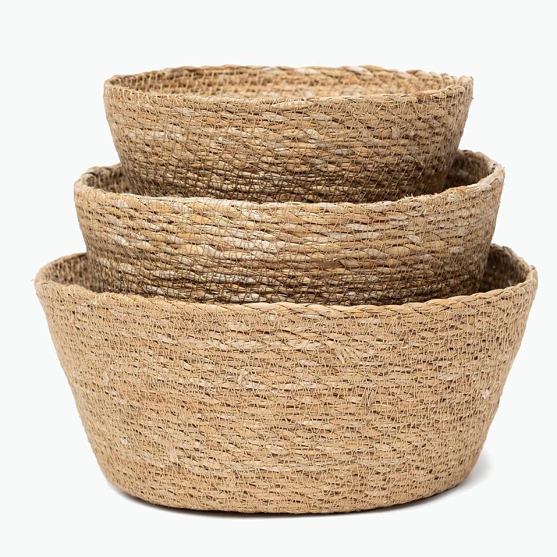 Union - Woven Round Seagrass Bowl | Wicka