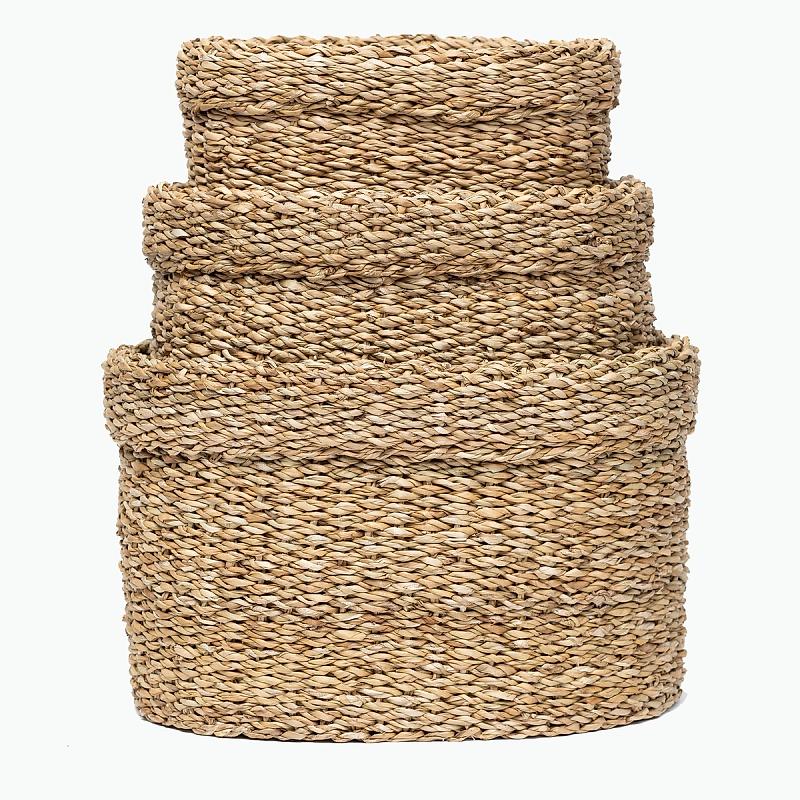 Torino - Oval Seagrass Basket | Wicka