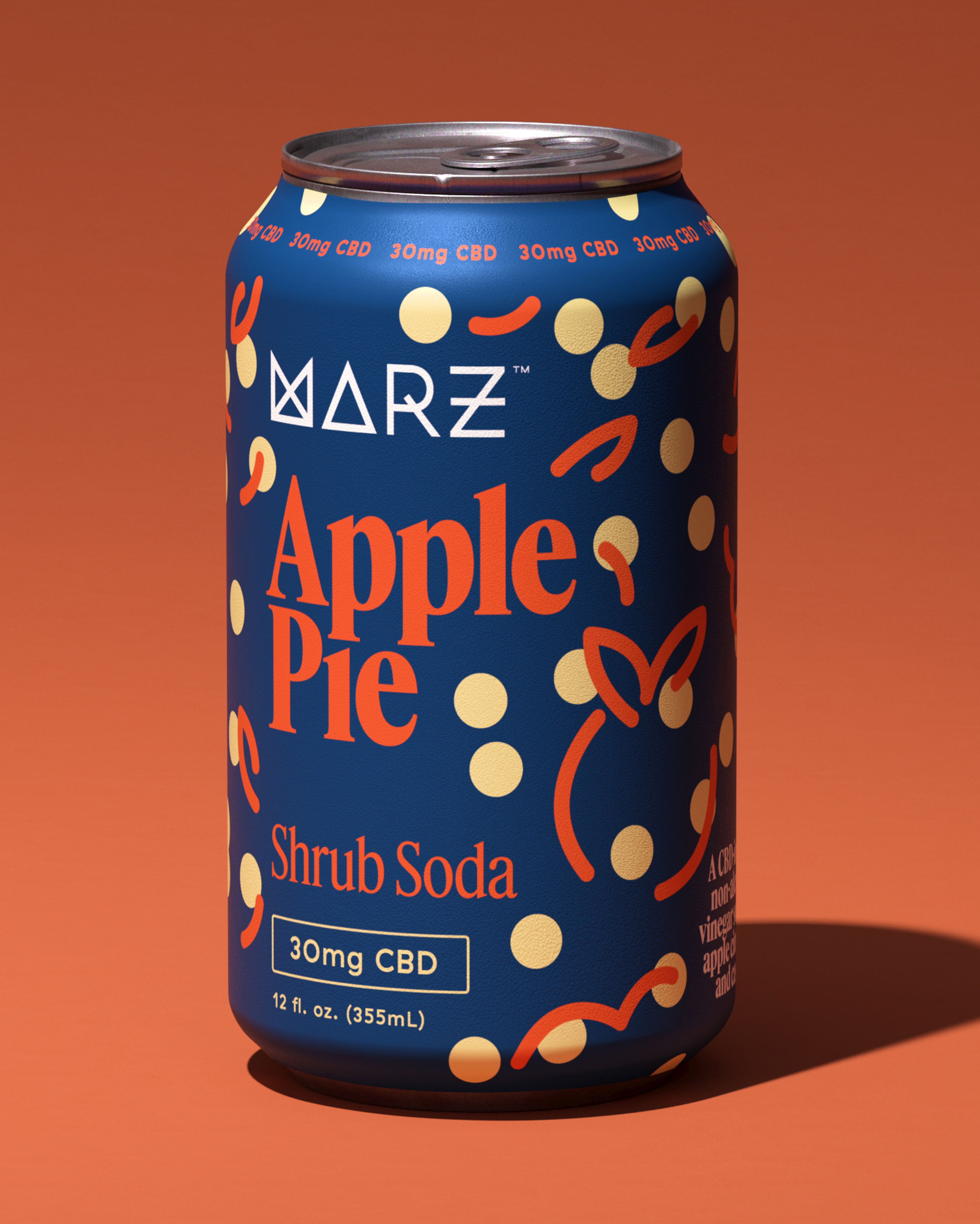 Apple Pie Shrub Soda