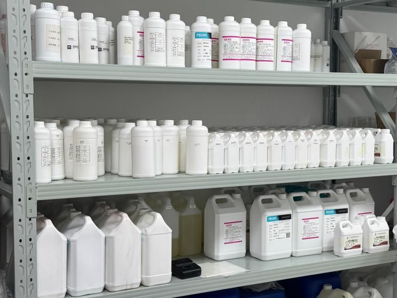 The 30-scent fragrance library used for private label runs