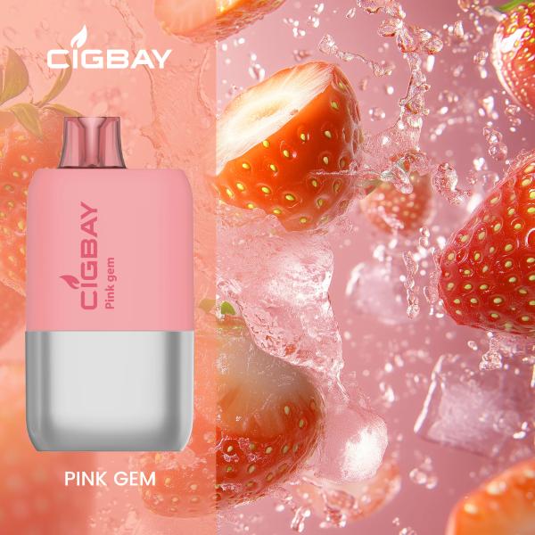 Dispo Cigbay Sep 15k Strawberry Ice (Pink Gem)